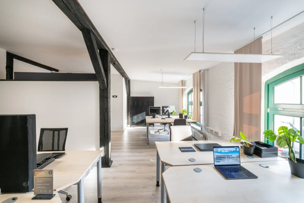 Flex Desks im Coworking Space HAVELWERK Rathenow